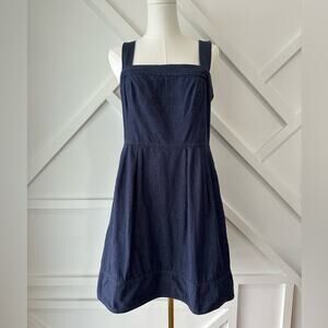 Ann Taylor Convertible Strap/Strapless Denim Dress Size 8